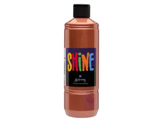 Shine akrylmaling metallic kobber 500 ml