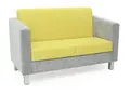 Trend sofa grå/grønn B145 x D76 x H92 cm