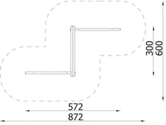 ZikkZakk balansebom L572 x B300 x H63 cm