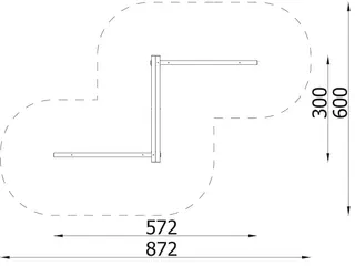 ZikkZakk balansebom L572 x B300 x H63 cm