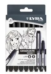 Lyra Graduate Mangasett 8 stk