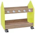 Educasa trillevogn liten lime B80x D45 x H74,6 cm